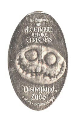 Disneyland scarce DL0329 Haunted Mansion elongated quarter. Click to open detail page.