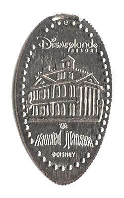 The DL0342 standard back Haunted Mansion elongated quarter