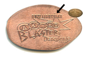 The Type III Astro Blasters pressed penny stampback.
