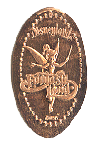 DL0489 Tinker Bell Lands Set pressed penny #1