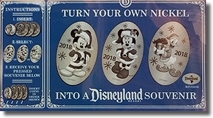 The 2018 Disneyland Holiday Nickel Set! 1/2/2019.