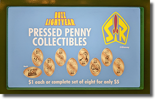 Buzz Lightyear Toy Story pressed penny set 1-10-2022