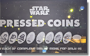 Marquee: DL0733-740 Star Wars 8 design Souvenir Press machine marquee on 1-2026