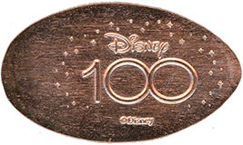 DL0776-783 Disney 100 Years of Wonder Classic Characters Theme pressed coins reverse.