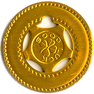 Newer Gold Disney Medal Typer Token