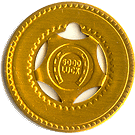 Newer Gold Disney Medal Typer Token