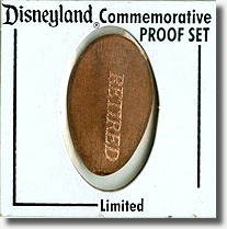 Cancellation proof coin sold by Disneyland via Disney AuctionEars, Mulan set.