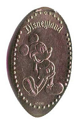 Classic Mickey Mouse Elongated Quarter 