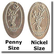 Comparison of the DL0058/ DL0058a nickel sized  and the earlier DN0019 penny art sized coin