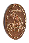 DN0047 Brer Bear CRITTER COUNTRY Prototype Poo Pressed Penny