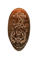 DN0154 Día de los Muertos Goofy  prototype pressed coin. 
