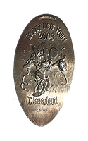 The DNS0002 2008 Happy New Year Minnie Mouse progressive proof coin.