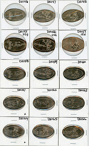  The Signature Prototype Coins DN0146-DN0166 comparison example, large image pressed nickels.