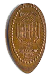 DN0032 Retired DISNEYLAND Tower of Terror, HTH stretched penny prototype.