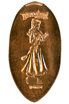 DN0057 BELL WITH BOOK WALKING AND READING  Prototype Pressed Penny