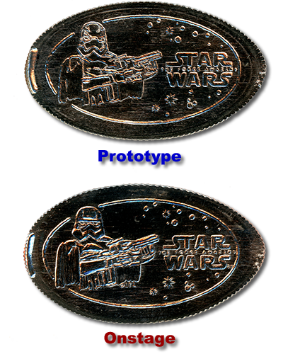 The DN0130 and DL0638 Strom Trooper pressed coins.