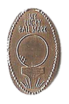 DR0013 RETIRED MY LUCKY BALL MARK pressed penny image. 