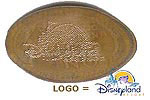 Click to zoom these tiny Disneyland Resort pressed pennies or Hotel elongated coins in widow #1 or a new tab.
