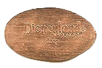 DR0108r DISNEYLAND ® RESORT, CHIP pressed penny stampback.