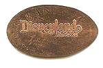 DR0111r DISNEYLAND ® RESORT pressed penny stampback.
