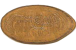 DR0112r-114r Horizontal pressed penny reverse image. 