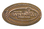 DR0117 RETIRED Ratatouille logo pressed penny.