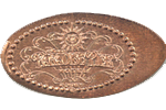 DR0128 Paradise Pier Hotel Logo pressed penny.
