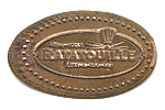 DR0132 Ratatouille logo pressed penny.