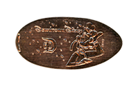 DR0157 60th  Goofy waving pressed penny 