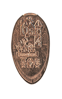 DR0169 60th 1965-1974 Haunted Mansion pressed penny 