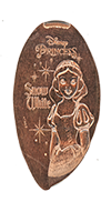 DR0192P Disney Princess Snow White vertical pressed penny. 