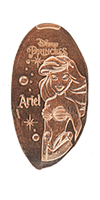 DR0194P  Disney Princess Ariel pressed penny.