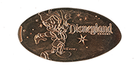 DR0197 Happy Pinocchio World of Disney pressed penny