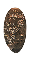 DR0198 Happy Mickey Mouse World of Disney pressed penny