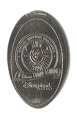 Standard view of Disneyland pressed coin variation