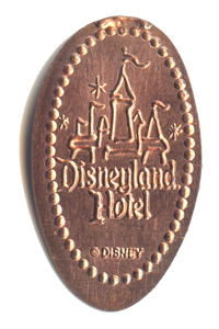 DR0079 Disneyland Hotel pressed penny