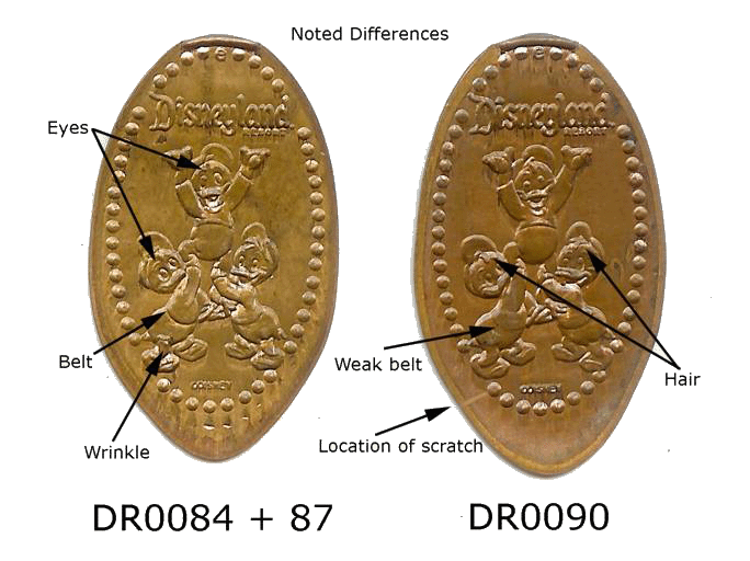 Comparison of the DR0084, DR0087 and DR0090