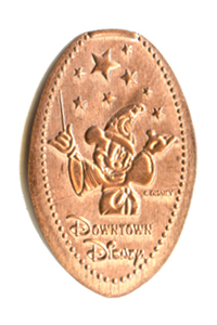 Disneyland Downtown Disney Souvenir penny DISNEY HOTEL RATATOUILLE LOGO #60 