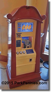 Downtown Disney Pressed Penny Machine #1 DR0156-158 location after ~5/23/15