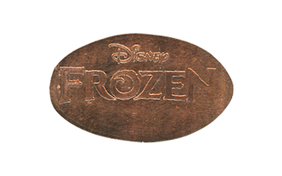DR0162r-164r Disney's Frozen Pressed Penny  Reverse.