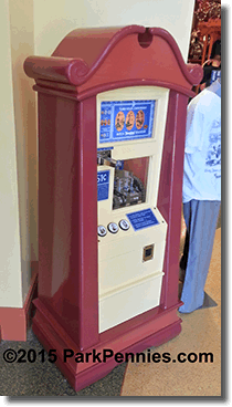 Downtown Disney Pressed Penny Machine #2 DR0165-161 on May 21, 2015