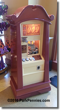 DR0186-188 Mickey, Goofy, and Donald  World of Disney pressed penny machine  10-7-16