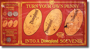 Open the Disneyland Resort Pressed Coin Guide World of Disney 2018 coins.