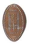 DR0035 RETIRED DISNEY’S GRAND CALIFORNIAN HOTEL® redwood squashed penny image.