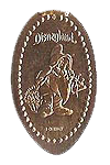 DR0077 RETIRED DISNEYLAND Bashful pressed penny image.
