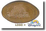 DR0084r-86r Horizontal Disneyland Resort dot matrix style reverse image.