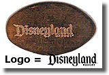 DR0087r-90r Horizontal squished penny Disneyland Resort reverse image.