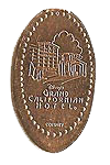 DR0109 RETIRED DISNEY’S GRAND CALIFORNIAN HOTEL pressed penny.
