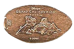 DR0110 RETIRED 2007 Chip N Dale pressed penny.