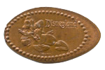DR0124 Mad Donald Duck pressed penny image. 